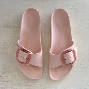 Birkenstock Free People Light Pink Slide Sandals